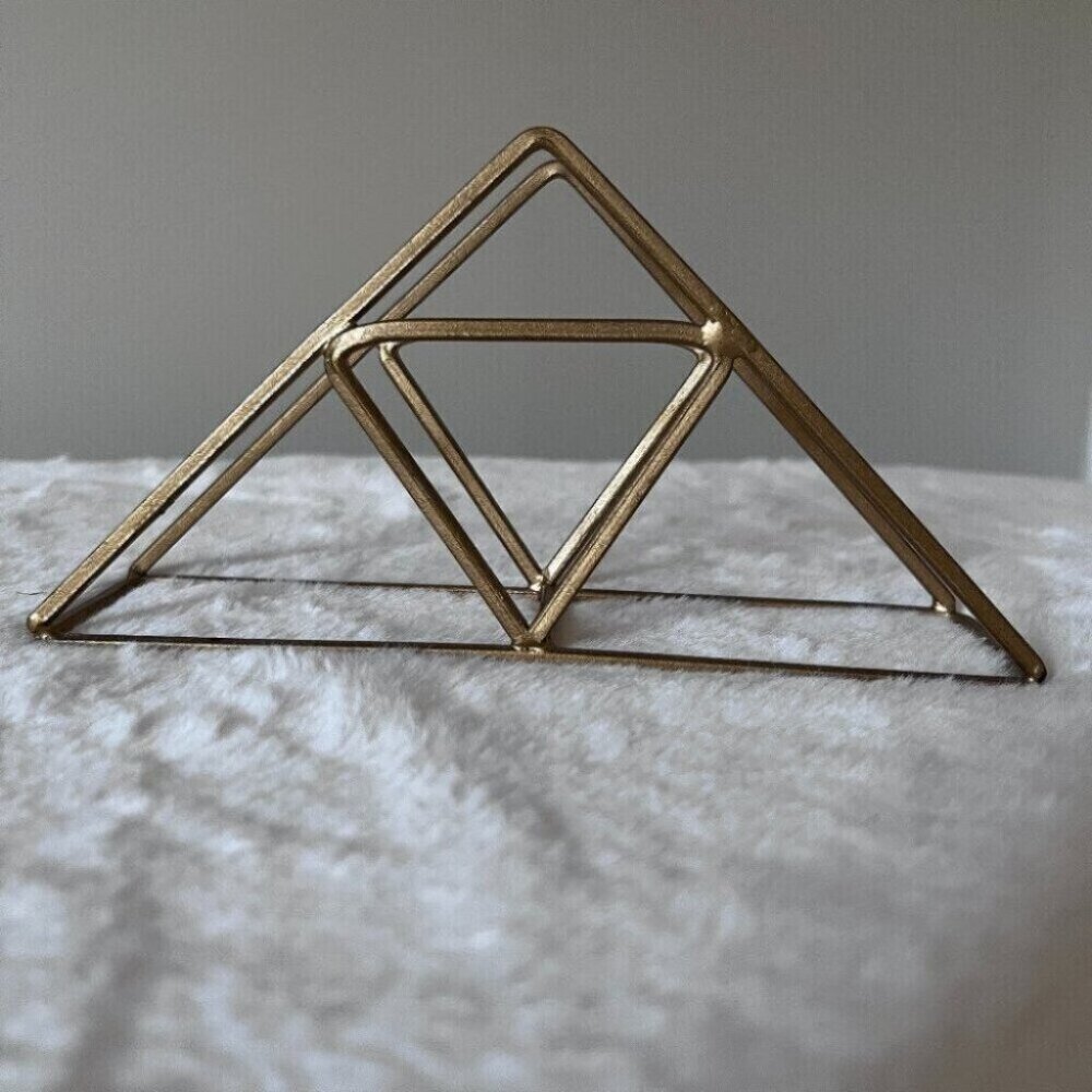 Antiqued Gold Tone Pier1 Napkin Holder